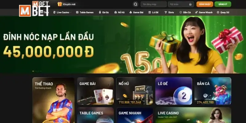 Ưu đãi hấp dẫn đang diễn ra tại Mbet